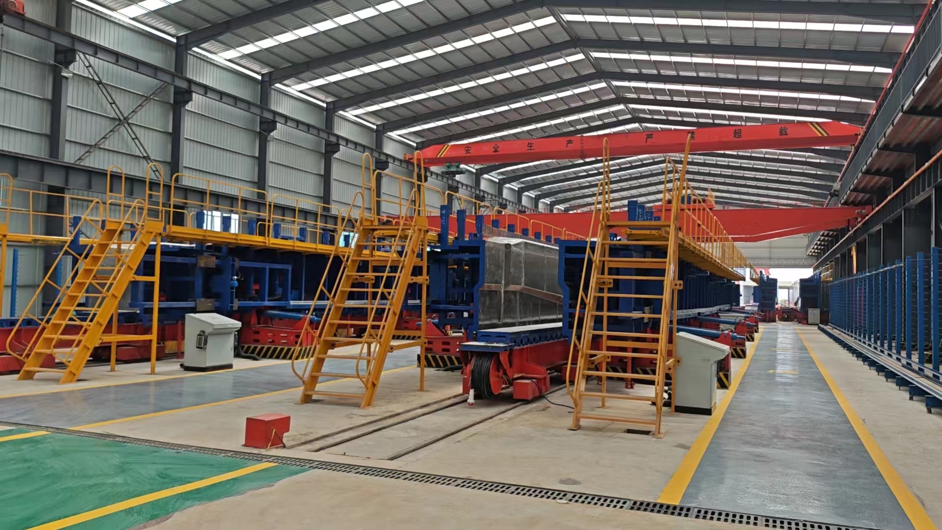 中铁大桥局广西柳梧铁路T梁智慧梁场