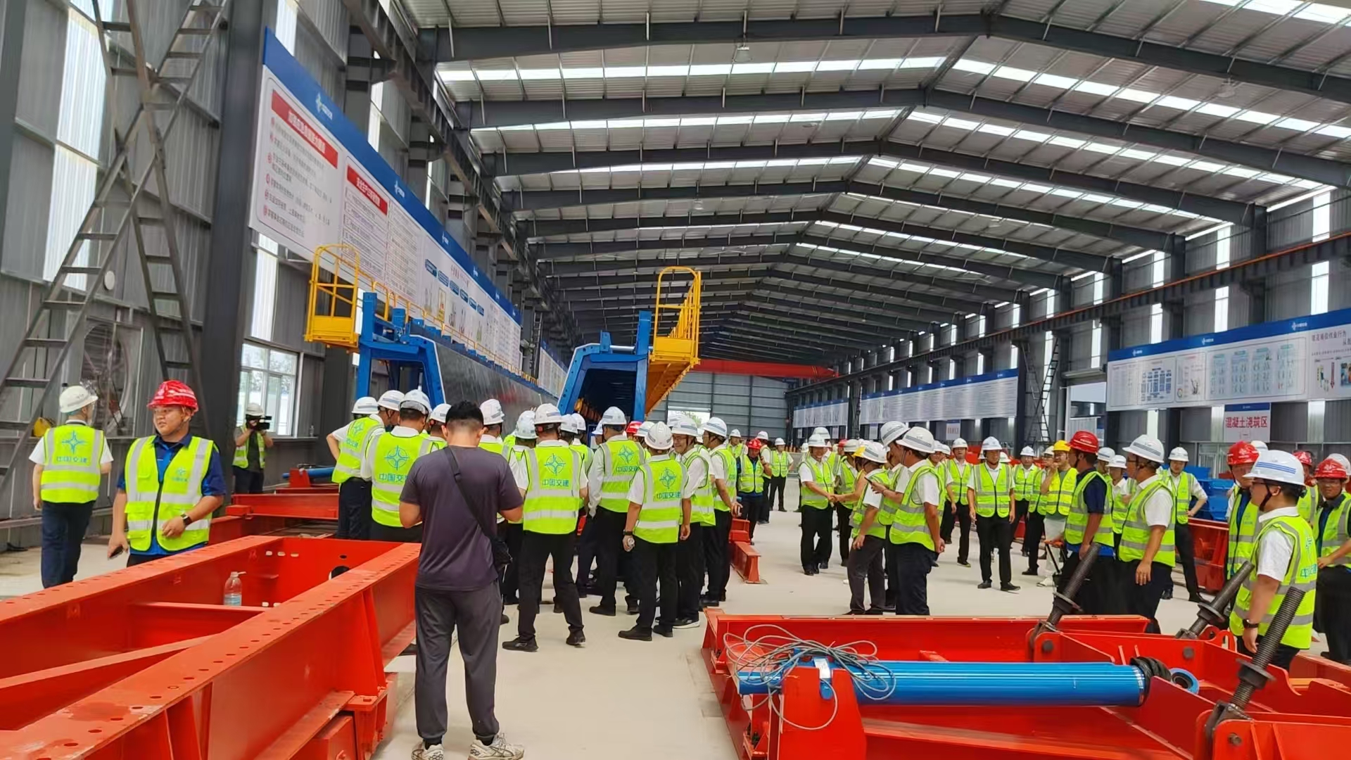 中交二公局天津集疏项目智慧梁场