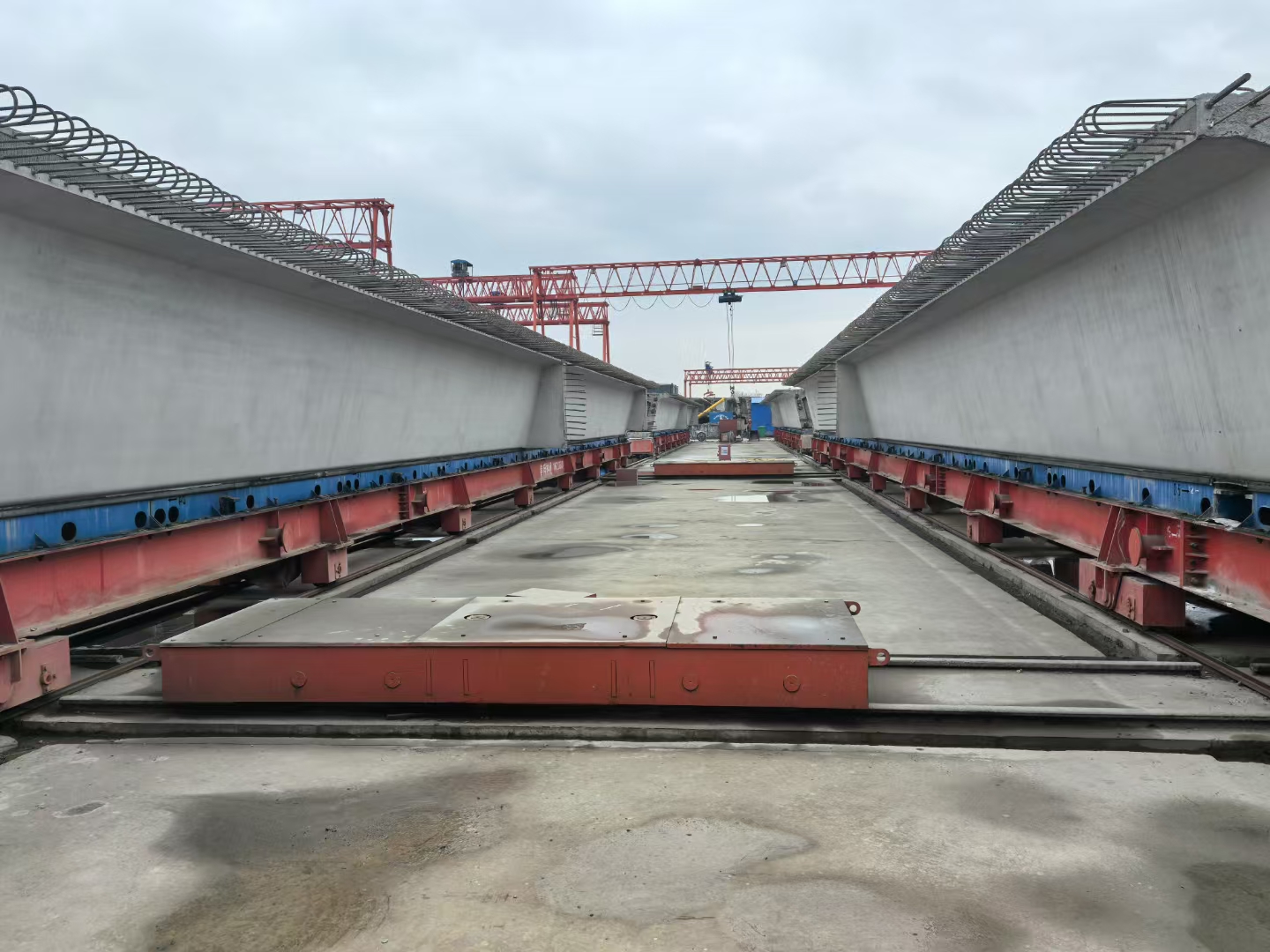 湖北交投集团当枝松高速智慧梁场