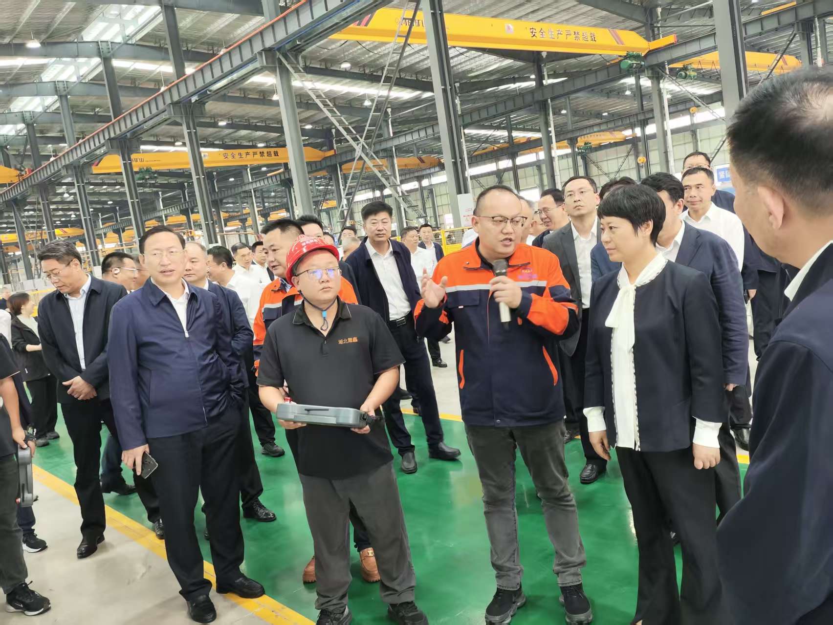 胡志莉市长及市政府领导莅临我公司调研