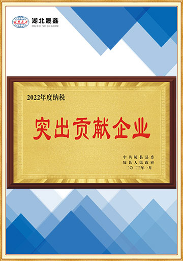 2022年度纳税突出贡献企业