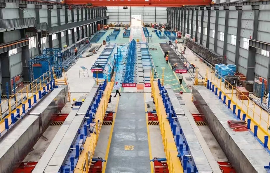 中铁四局贵州安盘高速智慧梁场 (2)